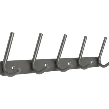 Pisla Ripustus-Vaatekoukku Nita 5 Koukkua Harmaa