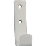 Pisla Ripustus-Vaatekoukku Terästä, Valkoinen, 4 Kpl