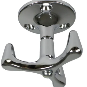 Pisla Ripustus-Vaatekoukku Trio, Samakki/kromi