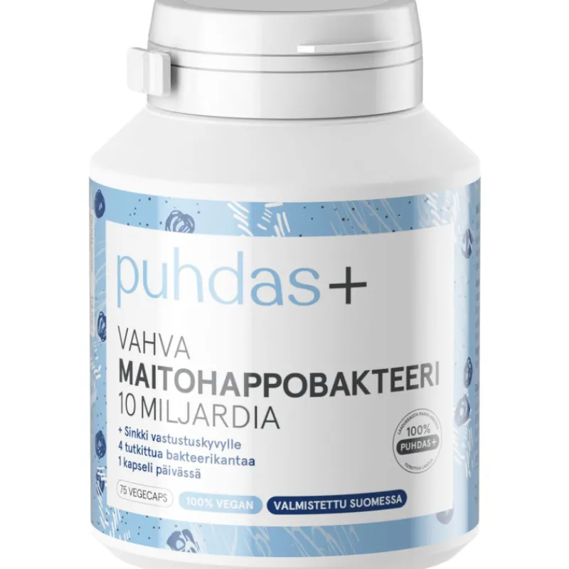 vahva-maitohappobakteeri-puhda-imiywmLF-0.webp Puhdas+ Terveysravinteet Ja -valmisteet^Vahva Maitohappobakteeri 75 Kaps 10 Miljardia