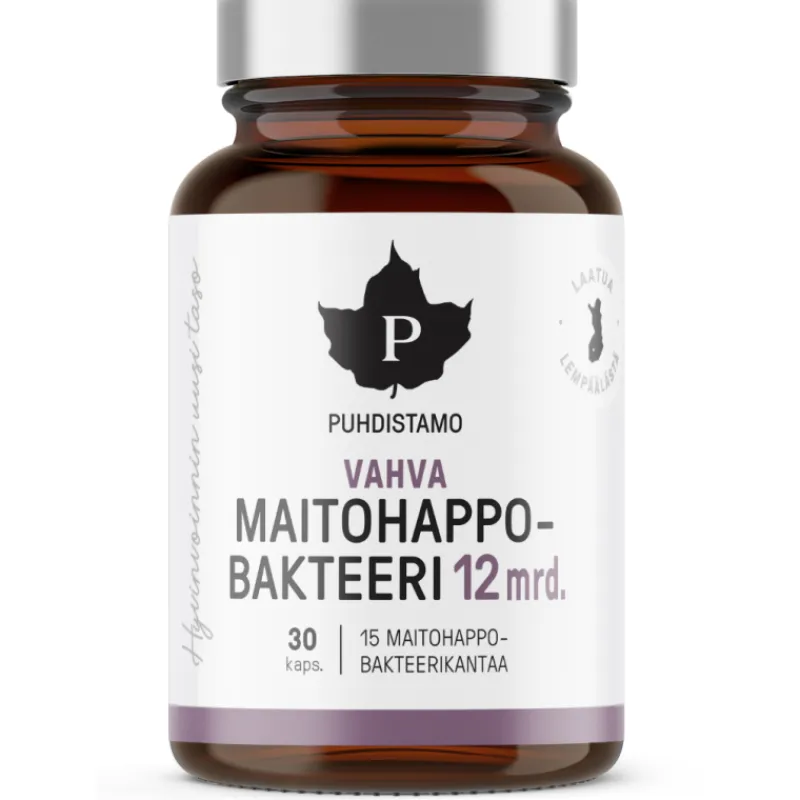 vahva-maitohappobakteeri-puhdi-iJqiadYR-0.webp Puhdistamo Terveysravinteet Ja -valmisteet^Vahva Maitohappobakteeri 30 Kpl 12mrd.