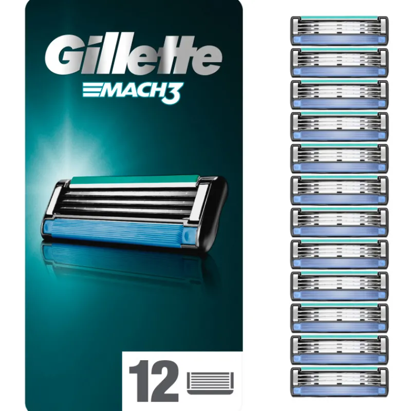 vaihtoter-gillette-12-kpl-mach-GXDIkTVF-0.webp Gillette Parranajo^Vaihtoterä 12 Kpl Mach3