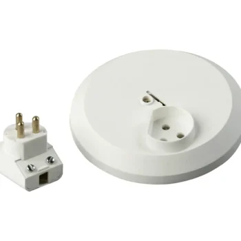 Abb Sähköasennustarvikkeet-Valaisinpistorasia Kruunu AKK3P