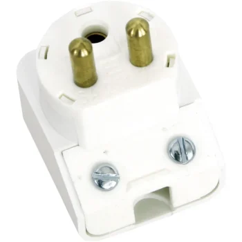 Abb Sähköasennustarvikkeet-Valaisinpistotulppa AKTV13P Maadoitettu