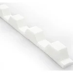 Keraplast Pihan Rakennusmateriaalit-Valokate Trapetsimuototiiviste Profiili 76/18, Pituus 990 Mm, Valkoinen