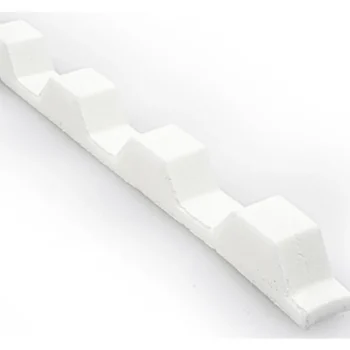 Keraplast Pihan Rakennusmateriaalit-Valokate Trapetsimuototiiviste Profiili 76/18, Pituus 990 Mm, Valkoinen