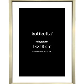 Kotikulta Sisustustaulut Ja -kehykset-Valokuvakehys 13 X 18 Cm Alumiinia Kulta