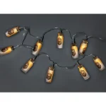 Happy Halloween Sesonkikoristeet-Valosarja Pullo 10 LED