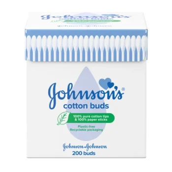 Johnson's Hyvinvointi- Ja Terveydenhoitotarvikkeet^Vanupuikko Johnsonu2019s 200 Kpl