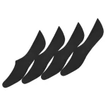 Future Tt Sport Naisten Sukat Ja Sukkahousut-Varrettomat Naisten Sukat 4 Pr/pkt Musta