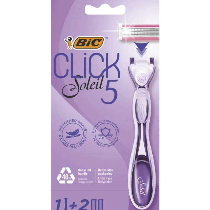 varsiter-bic-click-soleil-5-2-fdMEHswZ-0.webp Bic Ihokarvanpoistovälineet Ja Tarvikkeet^Varsiterä Click Soleil 5 + 2 Vaihtoterää
