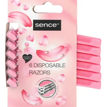 Sence Ihokarvanpoistovälineet Ja Tarvikkeet^Varsiterä 6 Kpl Triple Blades