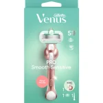 Venus Ihokarvanpoistovälineet Ja Tarvikkeet^Varsiterä Pro Smooth Sensitive +teline