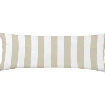 Kotikulta Vuodevaatteet-Vartalotyynyliina 42 X 148 Cm Block Stripe Beige
