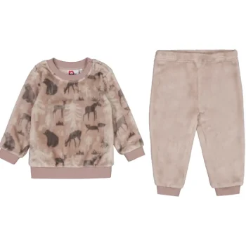 Peuhu Vauvojen Vaatteet-Vauvan Fleecesetti Favi Set Metsäneläimet
