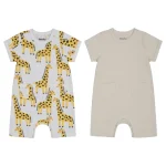 Peuhu Vauvojen Vaatteet-Vauvan Leikkipuvut 2 Kpl/pkt Susu Set Beige