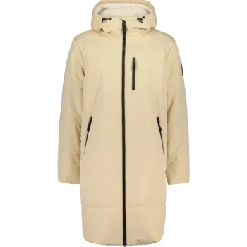 Vaeltaja Naisten Ulkovaatteet-Vedenpitävä Naisten Toppatakki Angeli Luonnonvalkoinen