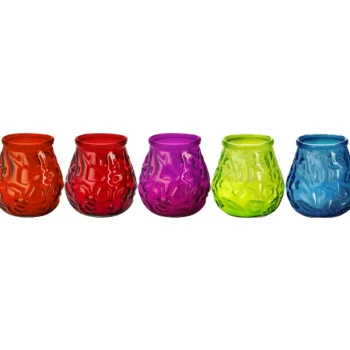 Kotikulta Kynttilänjalat Ja Kynttilät-Venetsiakynttilälyhty 17 H Eri Värejä