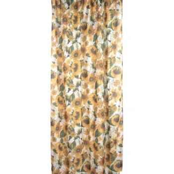 Kotikulta Verhot Ja Verhotarvikkeet-Verho 140 X 240 Cm Auringonkukka