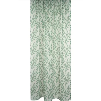 Kotikulta Verhot Ja Verhotarvikkeet-Verho 140 X 240 Cm Lehdet Vihreä