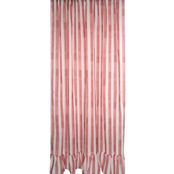 Kotikulta Verhot Ja Verhotarvikkeet-Verho 140 X 240 Cm Lines Punainen