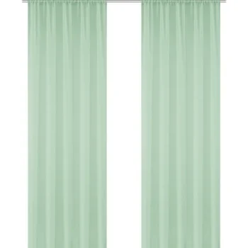 Kotikulta Verhot Ja Verhotarvikkeet-Verho 2 Kpl 135 X 220 Cm Tuuli Vihreä