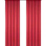 Kotikulta Verhot Ja Verhotarvikkeet-Verho 2 Kpl 135 X 220 Cm Tuuli Punainen