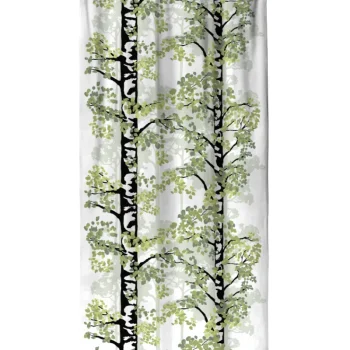Vallila Verhot Ja Verhotarvikkeet-Verho 140 X 250 Cmu00a0Rauduskoivu Breeze Vihreä