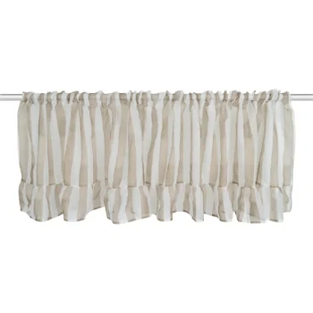 Kotikulta Verhot Ja Verhotarvikkeet-Verhokappa 60 X 250 Cm Lines Beige