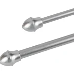 Kotikulta Verhot Ja Verhotarvikkeet-Verhotanko 75-125 Cm 11/13 Mm Cafe Hopea