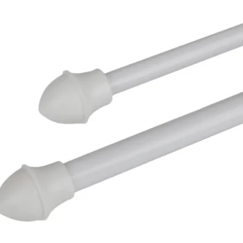 Kotikulta Verhot Ja Verhotarvikkeet-Verhotanko 75-125 Cm 11/13 Mm Cafe Valkoinen