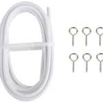 Kotikulta Verhot Ja Verhotarvikkeet-Verhovaijeri 5 M Valkoinen