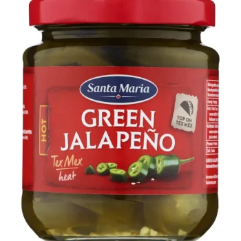 Santa Maria Texmex-lisukkeet^Vihreä Jalapeno 215 G Hot Green