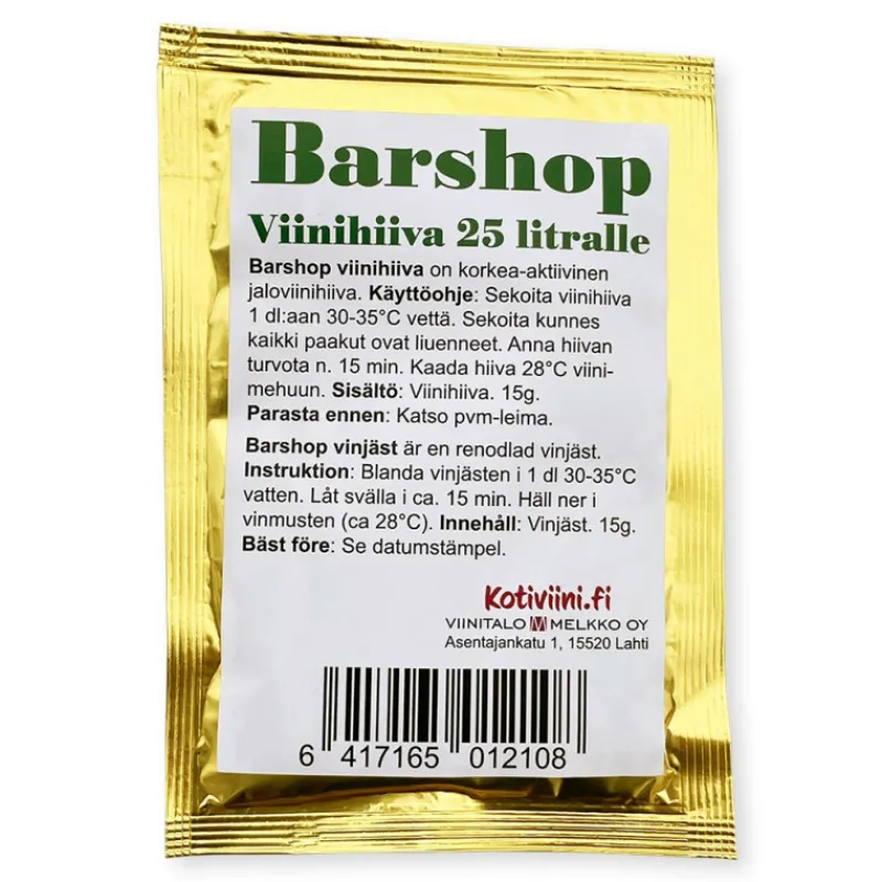 viinihiiva-barshop-15-g-UPVvqzuW-0.webp Barshop Juomien Valmistus Ja Makuaineet^Viinihiiva 15 G