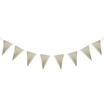 Let's Party Juhlakoristeet-Viirinauha 3 M Glitter Kulta