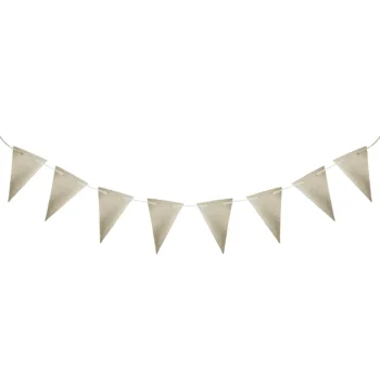 Let's Party Juhlakoristeet-Viirinauha 3 M Glitter Kulta