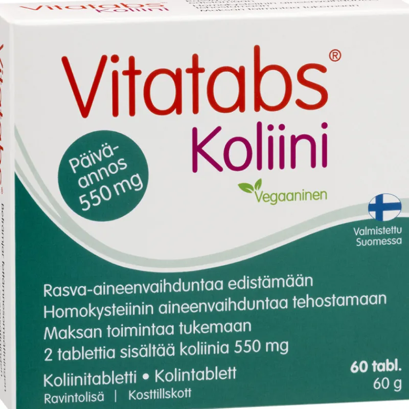 vitatabs-koliini-KWODrFKS-0.webp Vitatabs Terveysravinteet Ja -valmisteet^Koliini