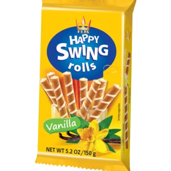 Happy Swing Keksit^Vohvelirulla Rolls 150 G Vanilja