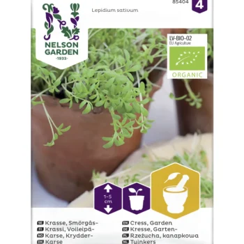 Nelson Garden Basic Kasvien Ja Nurmikonsiemenet-Voileipäkrassi Siemen Organic