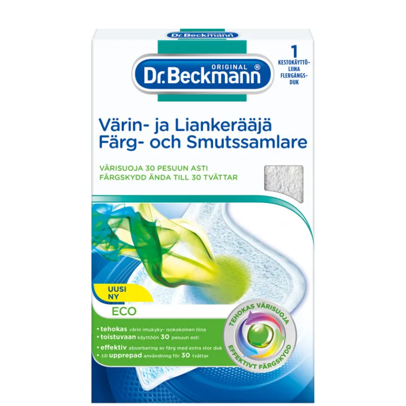 vrin-ja-liankerjliina-1-kpl-k-SUQcOuvj-0.webp Dr Beckmann Pyykinpesu- Ja Huuhteluaineet^Värin- Ja Liankerääjäliina 1 Kpl Kestokäyttö