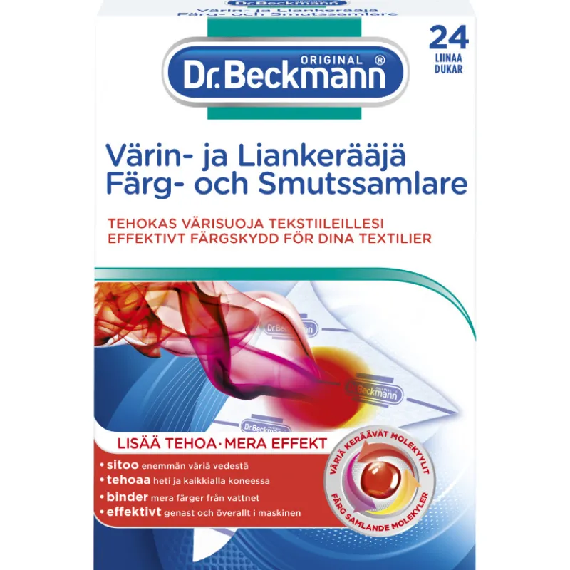 vrin-ja-liankerjliina-dr-beck-VAihwPsd-0.webp Dr Beckmann Pyykinpesu- Ja Huuhteluaineet^Värin- Ja Liankerääjäliina 24 Kpl Mikrokuitu