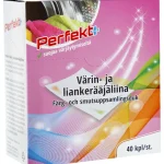 Perfekt+ Pyykinpesu- Ja Huuhteluaineet^Värinkeräysliina 40 Kpl Kertakäyttöinen