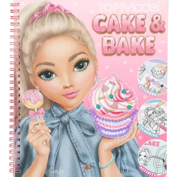 Topmodel Lasten Kirjat^Väritys- Ja Puuhakirja Cake & Bake