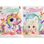 Lasten Kirjat^Värityskirja Glitter 24 Sivua