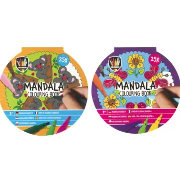 Lasten Kirjat^Värityskirja Mandala Pyöreä