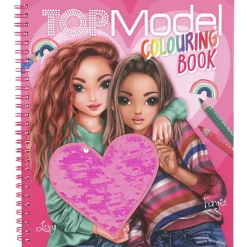 Topmodel Lasten Kirjat^Värityskirja Paljettisydän