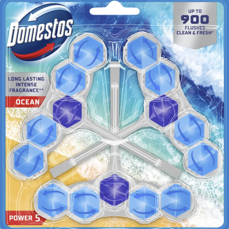 wc-raikastin-domestos-3-kpl-1-VGOzdoXU-0.webp Domestos Kodin Puhdistusaineet Ja Ilmanraikastimet^WC-raikastin 3 Kpl / 150 G Power 5 Ocean