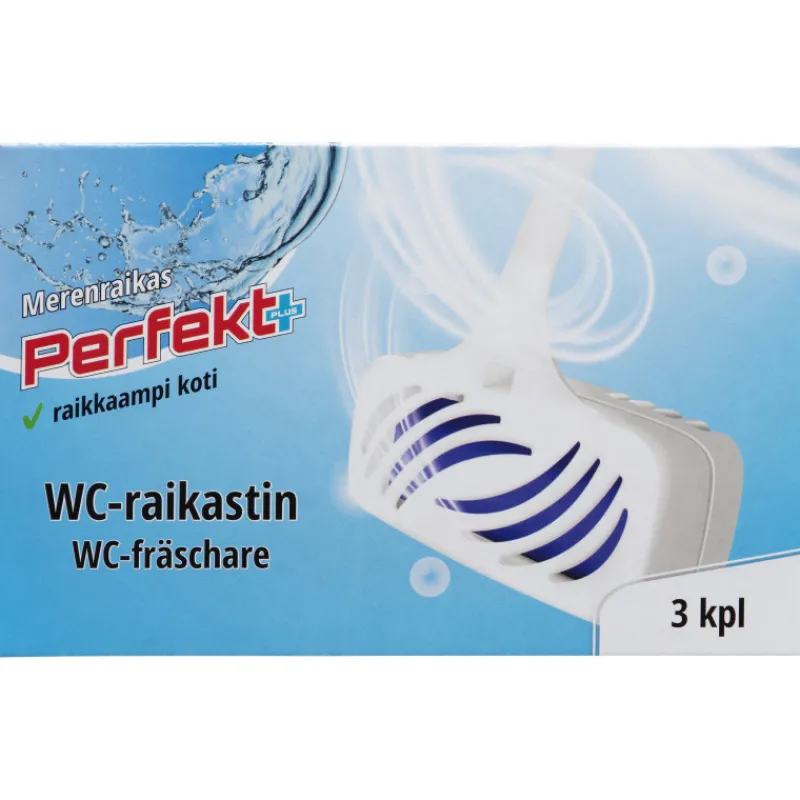 wc-raikastin-perfekt-3-x-40-g-XjXcVKYA-0.webp Perfekt+ Kodin Puhdistusaineet Ja Ilmanraikastimet^WC-raikastin 3 X 40 G Merenraikas