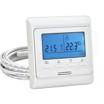 Bu00e5den Sähkömittarit Ja Kytkimet-Yhdistelmätermostaatti Digi Valkoinen