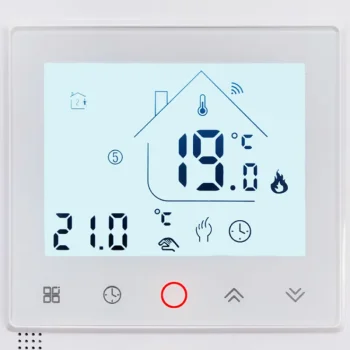 Bu00e5den Sähkömittarit Ja Kytkimet-Yhdistelmätermostaatti WIFI Valkoinen